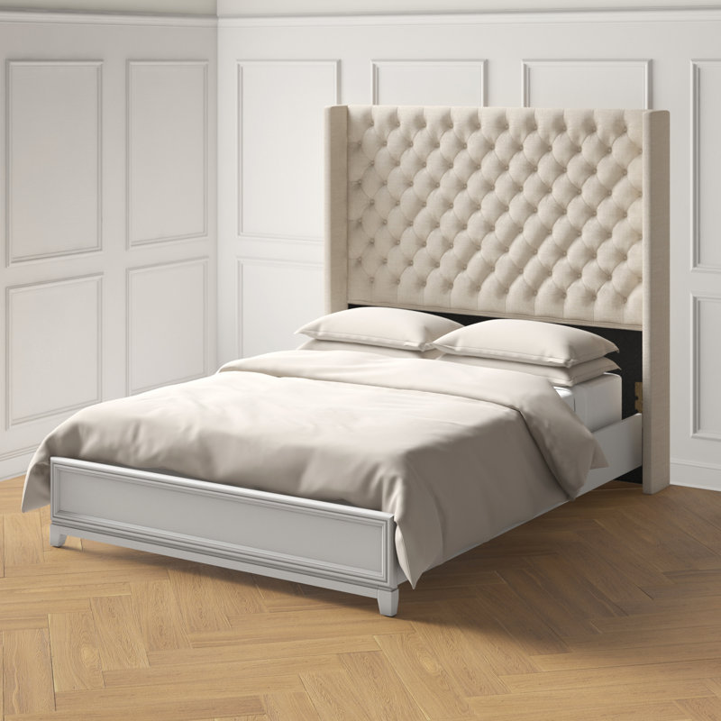 Isolde Upholstered Wingback Headboard & Reviews Joss & Main